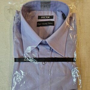 RDX Men's Long Sleeve Dress Shirt - Size M